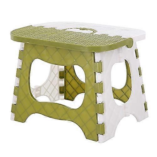 Foldable Plastic Stool Portable Low Stool Lightweight Compact NonSlip Feet