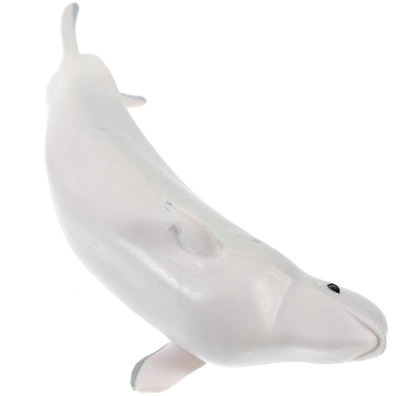 Figure Simulation Model for Decor 2Pcs Realistic Whale Figurine