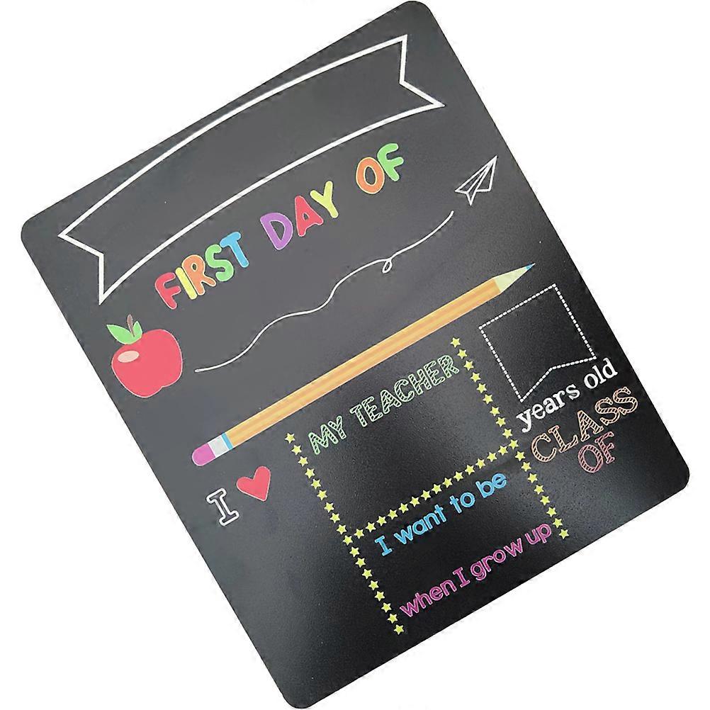 DIY Chalkboard Message Leaving Board For Home And School 2Pcs Rectangular Shape Tool
