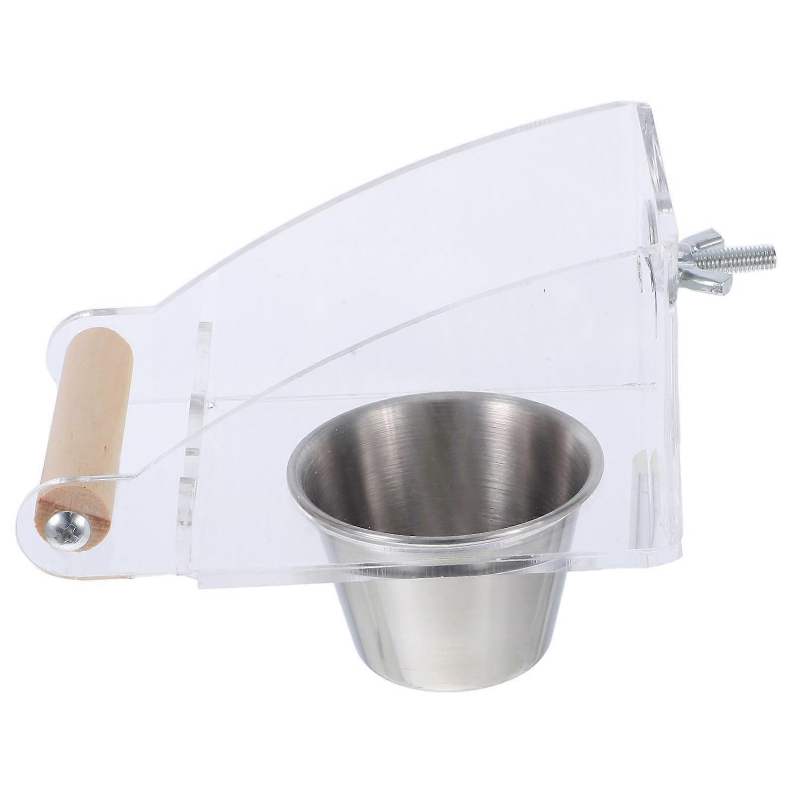 Automatic Bird Feeder for Pet Feeding Transparent 5Pcs