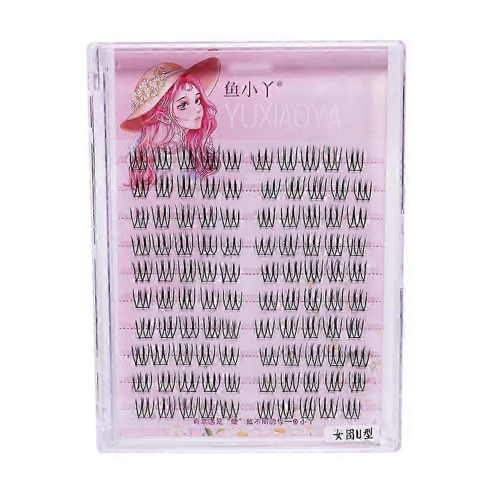 Graduated Sectional Eyelash Extensions for Dolly Wide-Eye Effect