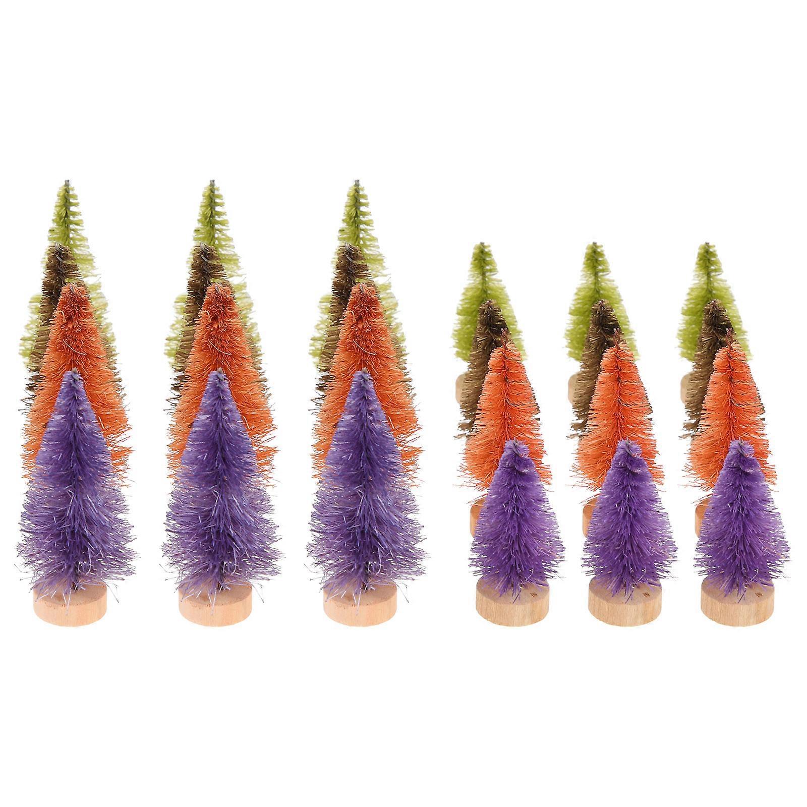 Artificial Xmas Tree Christmas Tree Decor for Parties 72Pcs Desktop Ornaments