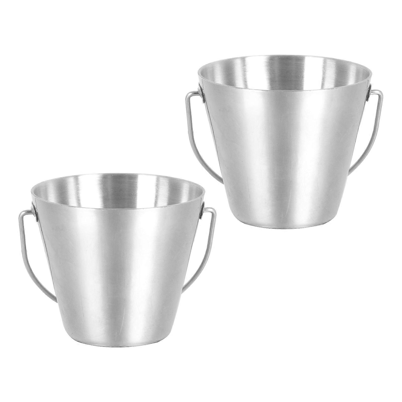 Egg Holder Stainless Steel Mini Kitchen Helper Housewarming Gift Silver 2Pcs