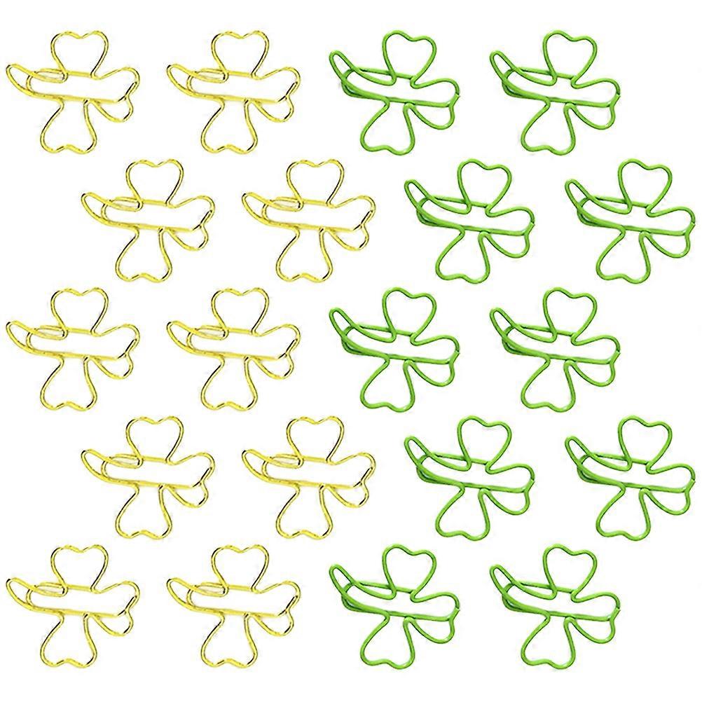 Creative Paperclips for Document Organization Ideal for Students and Office Workers Made of Metal Assorted Color 20Pcs