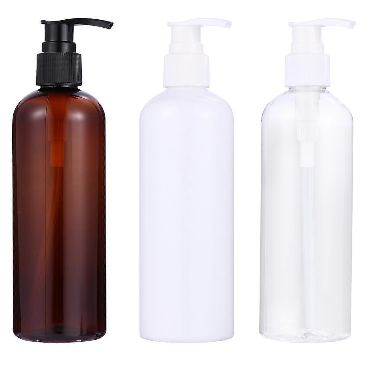 Cosmetic Pump Dispensers Empty Shampoo Bottles for Storage 6Pcs Set