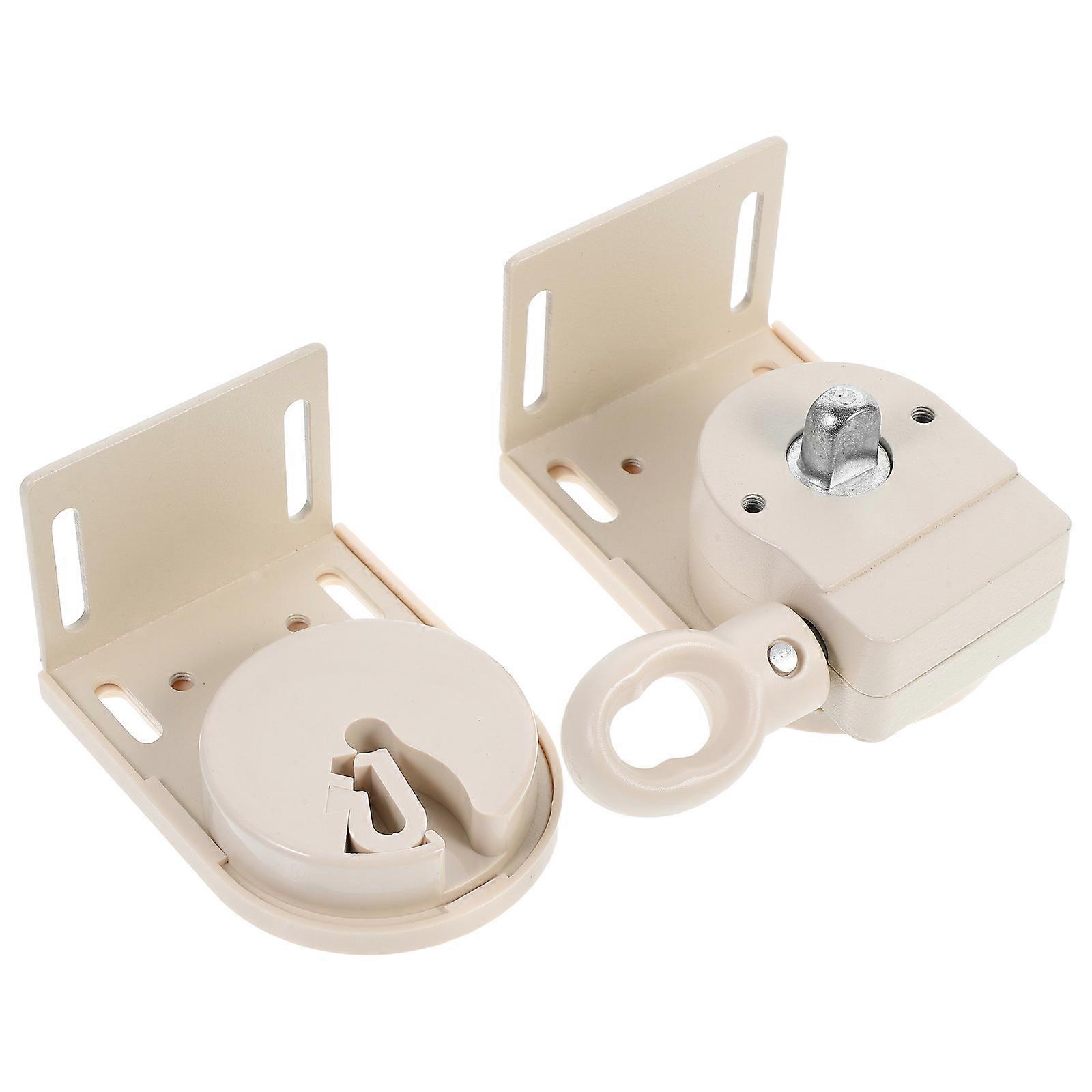 Replacement Part Cordless Crank Kit Roller Blind Bracket For Roller Shades Outdoor Accessories 4 Sets Adjustable Angle Beige