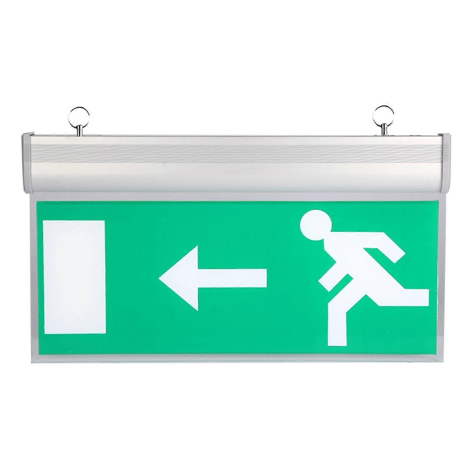 110240V Acrylic LED Emergency Sign Lamp Left Right Evacuation Indicator Light