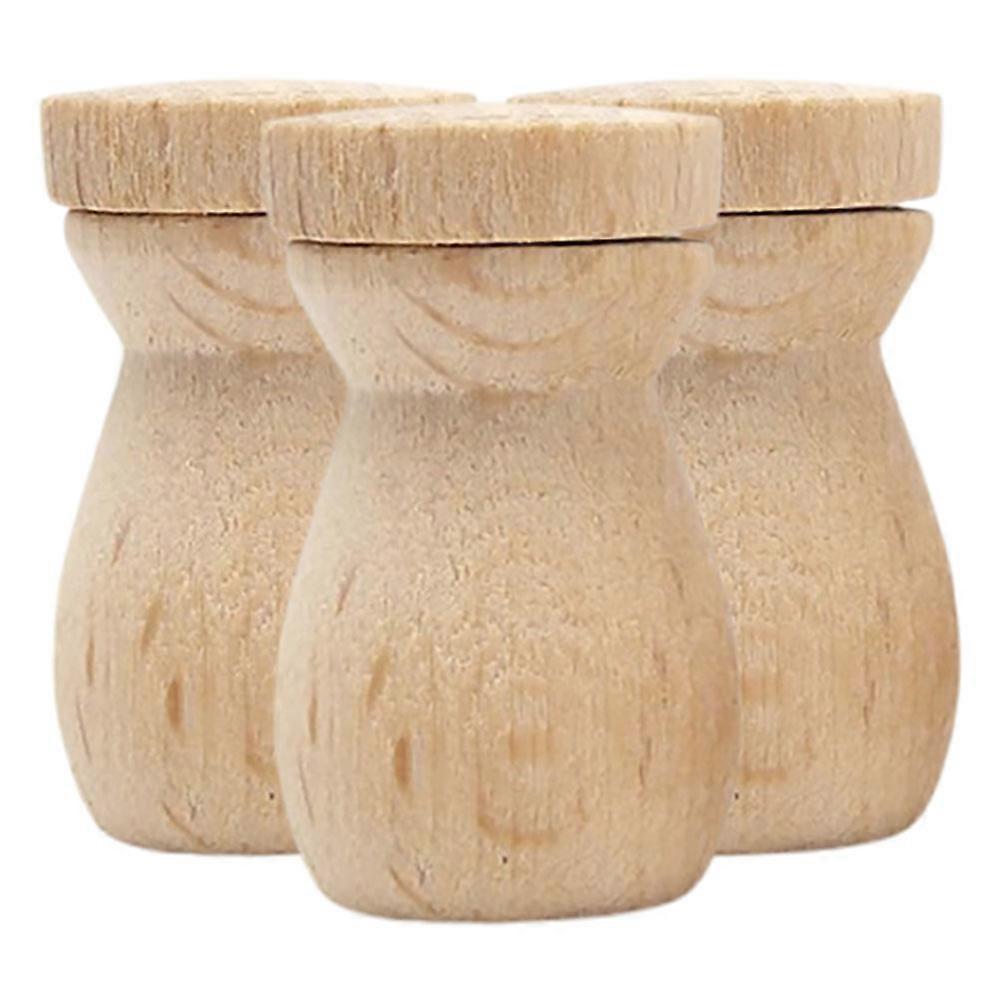 Wood Oil Diffuser Beech Wood Essential Oil Diffuser for Home 3Pcs