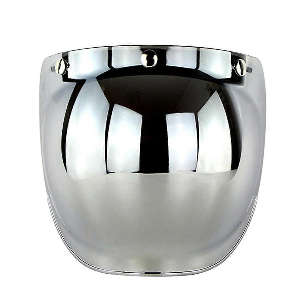 Motorcycle Windproof Shield for Cycling 2Pcs Silver Visor Accessories