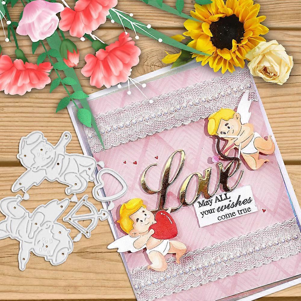 1PC God of Love Metal Cutting Dies Die-cut Crafts Stencil Tool for DlY Handmade Scrapbook Cards