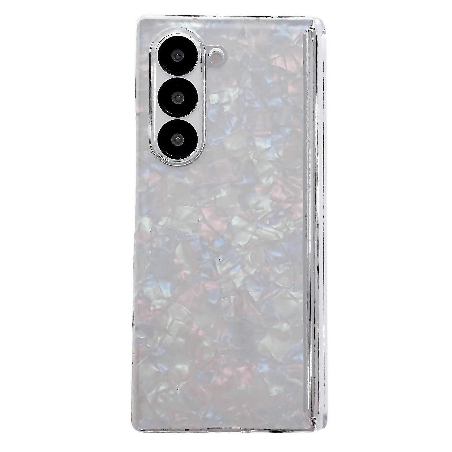 For Magnetic Axis Pearlescent Shell Texture Phone