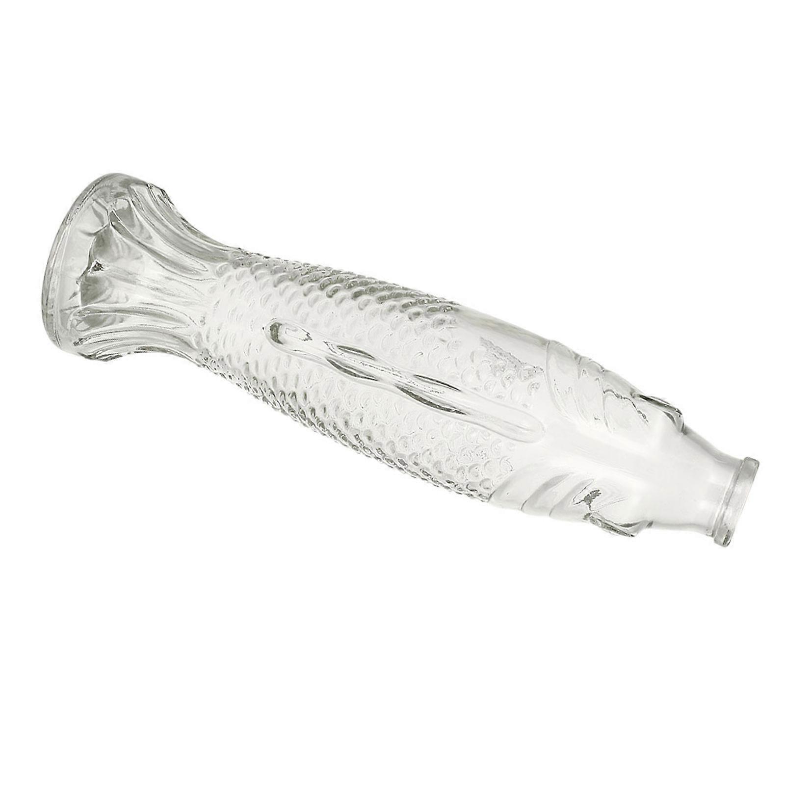 Glass Corked Bottle for Decor 3Pcs Transparent Containers