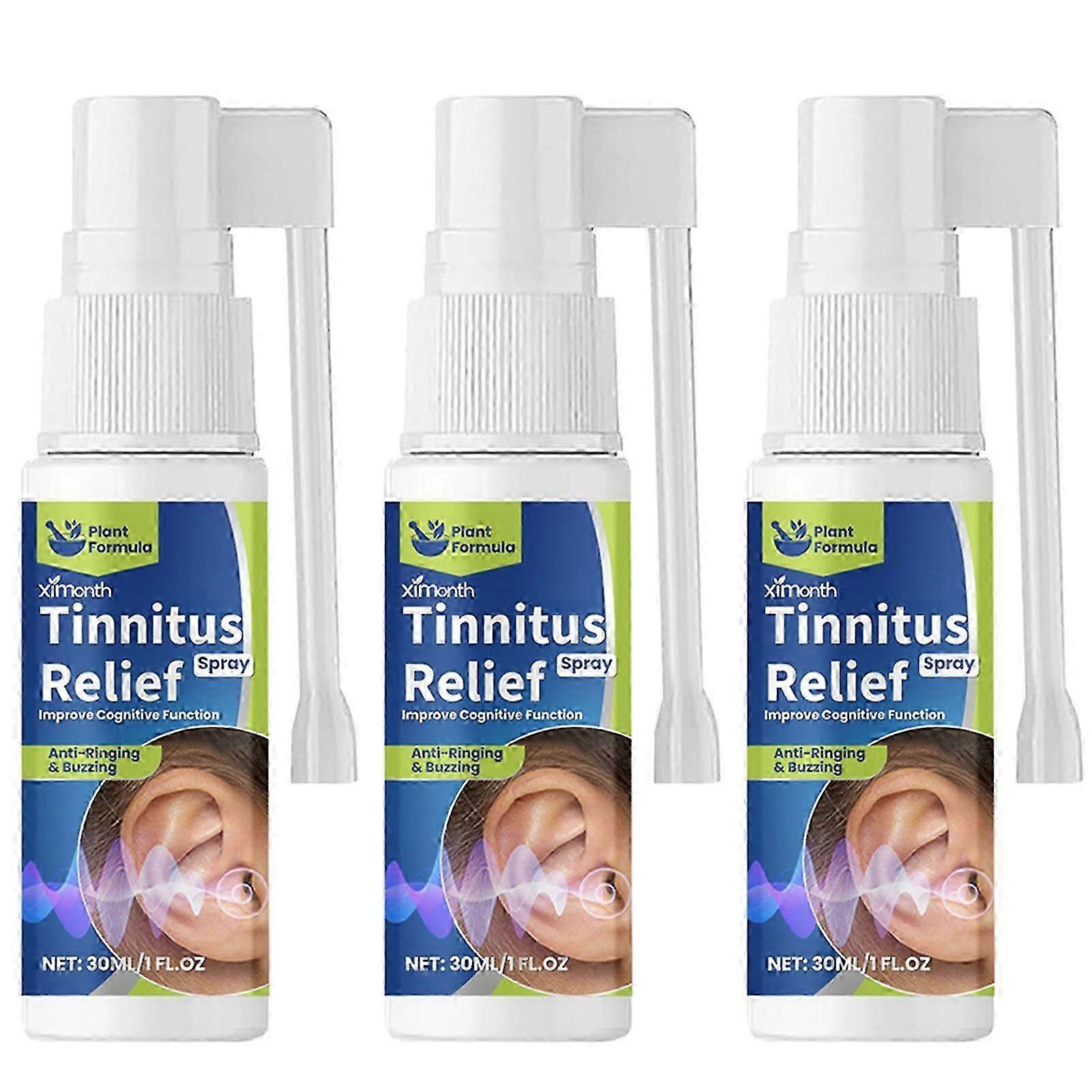 Spray de soulagement des acouphènes, Soins des oreilles anti-bourdonnements et bourdonnements, Spray de soulagement des acouphènes Inconfort apaisant de l’oreille pour les femmes et les hommes