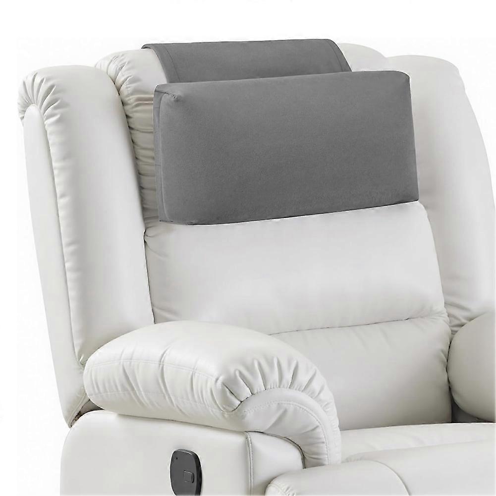 Neck Pillow for Recliner Chair, Adjustable Recliner Pillow for Headrest, Soft Velvet Non-Slip Head Pillow for Recliner A