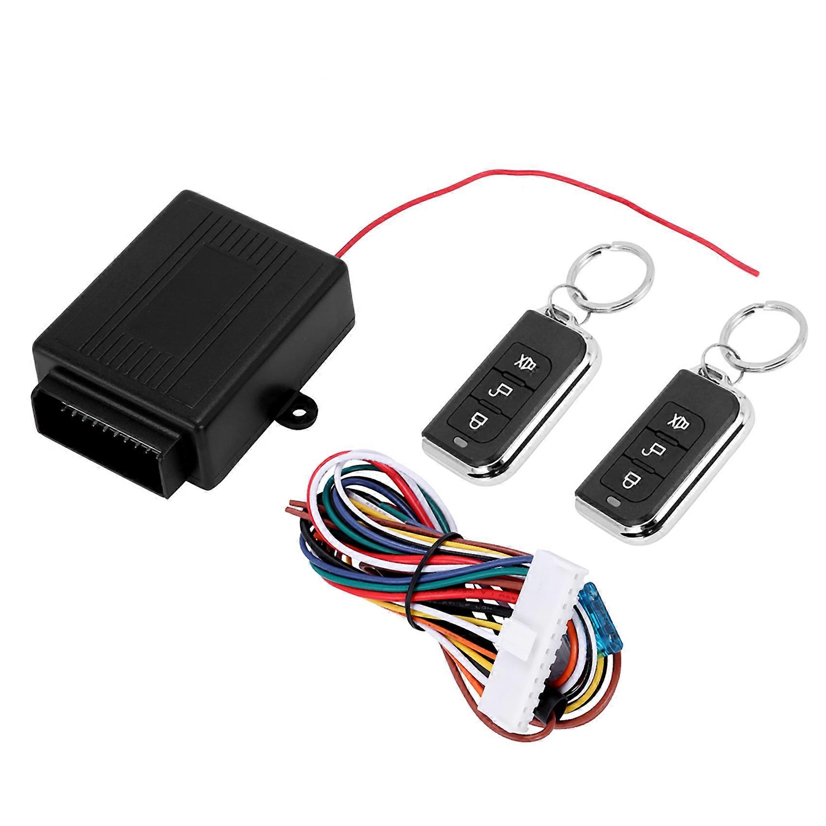12V Car Alarm Systems Remote Central Kit With Remote Control