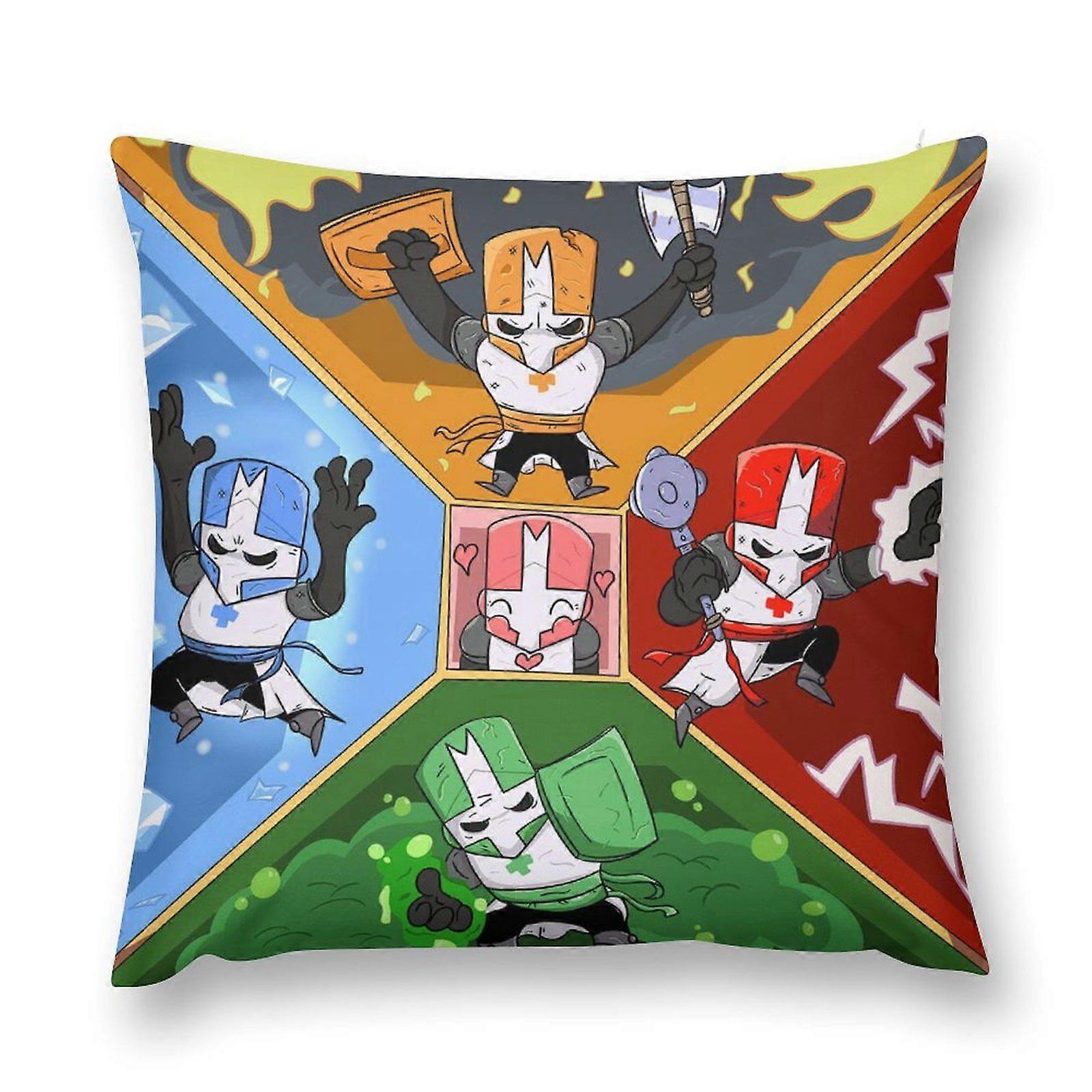 i197 Castle Crashers Plush Pillow Case Throw Multisize Ultra-comfortable Pillowcase Cushion Anti-fouling Protective Cases FFg197