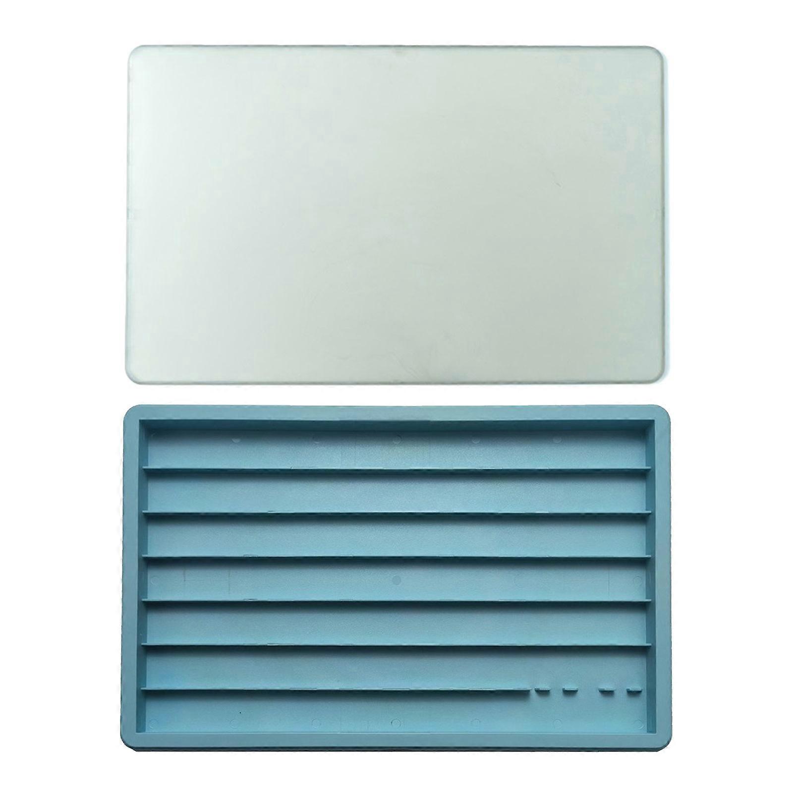 Stackable Keyboards Keycap Container Storage Box Keycap Storage Case Dustproof Display Box For Mechanical Keyboards  light blue
