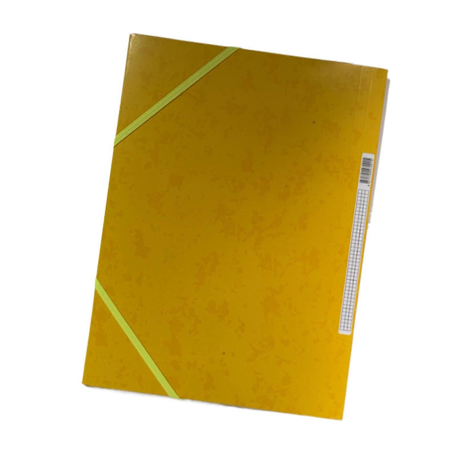 A4 Document Organiser File Organiser Document Folders Sorting Folders File Folders with Elastic Closure  Yellow