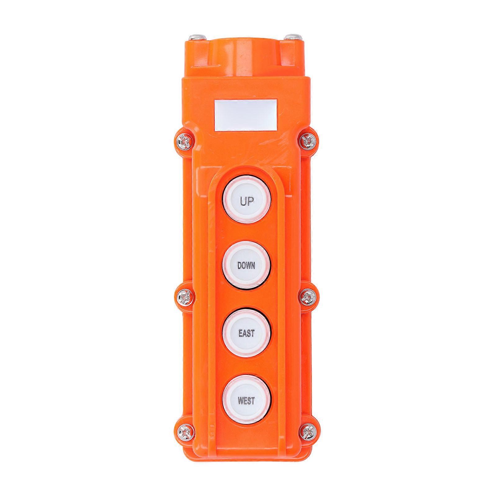 Crane Remote Control Hoist Switch Push Button Box Controller Rainproof /500V COB‑62