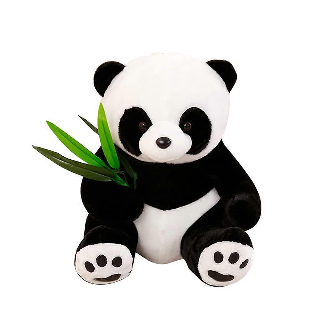 Panda Plush Toy 35cm, Soft Plush Material, Bamboo Panda Theme, Hugging Pillow Plush, Cute Panda Doll, Gift for Kids