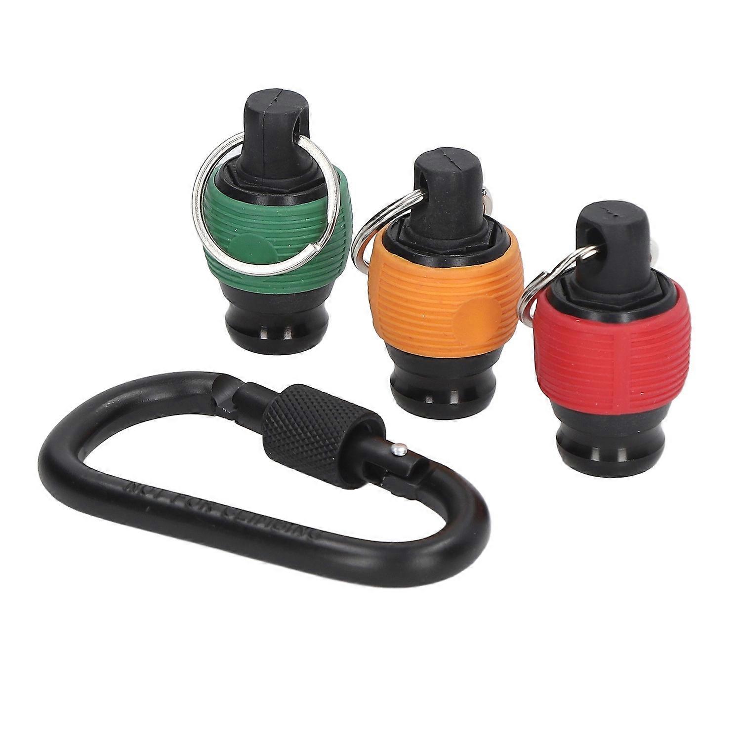 3PCS 1/4in Screwdriver Bit Holder Keychain Extension Bar Drill Screw Adapter with Ring Buckle