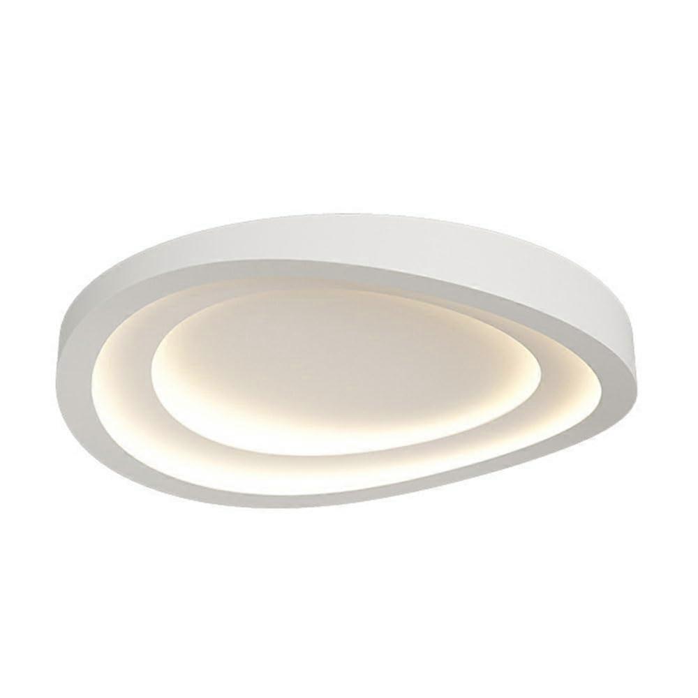 Ceiling Lamp Remote Control White LED Flush Mount Close To Ceiling Energy Saving For Bedroom Hallway Bath Kitchen