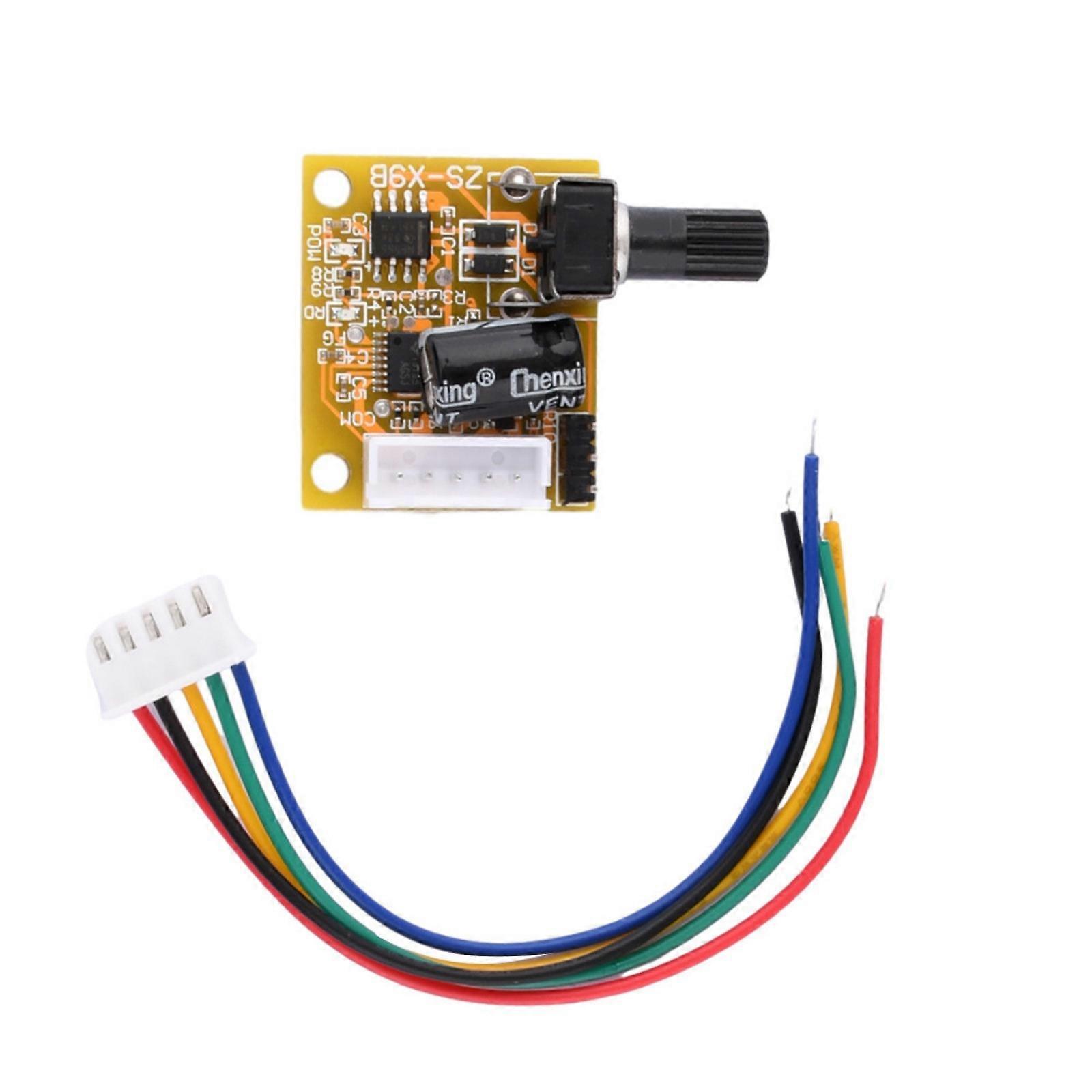 5V-15V 15W 3 Phase BLDC Motor Driver Board Speed Control Reverse Polarity Protective Motor Speed Controller Board Multicolor