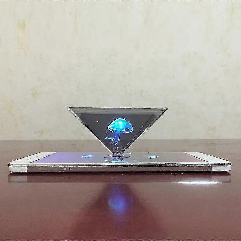 3D Hologramm Pyramide Display Projektor Video Stand Universal für Smart Handy