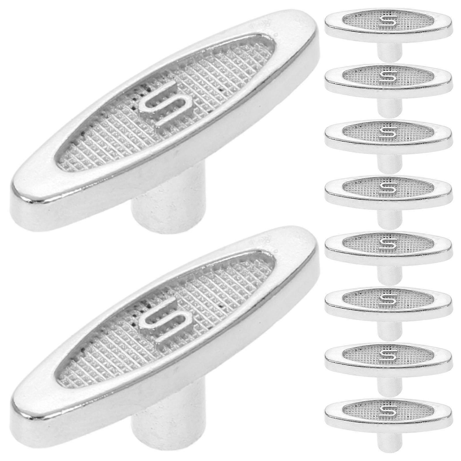 Silver Music Box Key Replacement Metal Wind Up Key 10Pcs Set