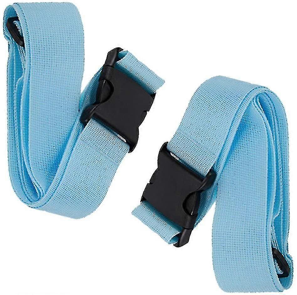 2 stk koffert stropper koffert stropper koffert bagasje stropper lang, blå