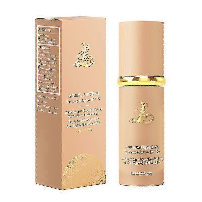 4-in-1 Color Changing Foundation with SPF 50+, Medium Spectrum Foundation Makeup, Full Coverage & Long Lasting z