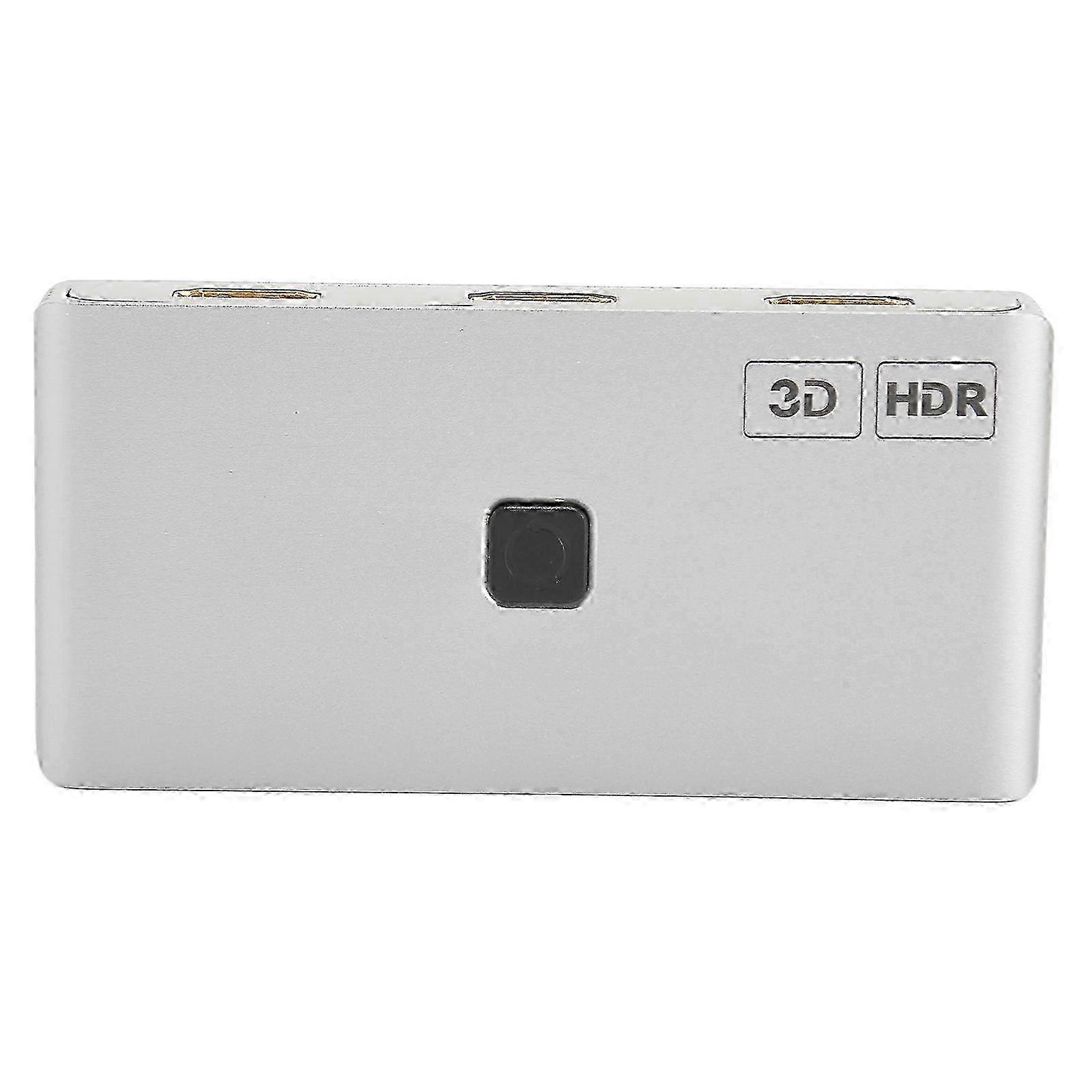 4K HD Switcher 1 in 2 Out Up to 18Gbps 4K 60Hz 3D CEC HDCP2.2 Supported HD Multimedia Switcher for TV Projector Player YC Q201