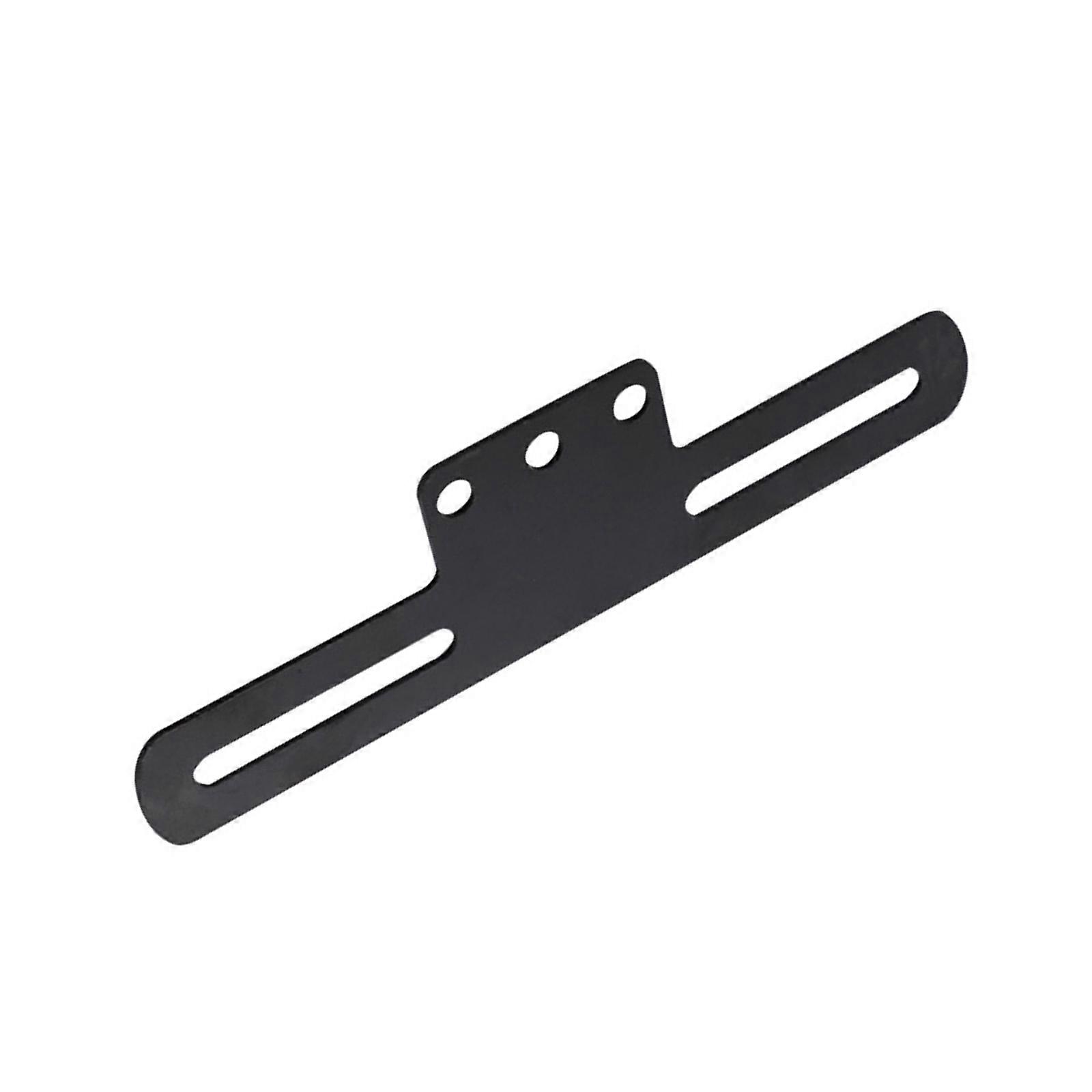 Easy Install Motorcycle Tail Light Bracket License Plate Support Frame with Rear Light Mount Holder for Night Visibility  Black