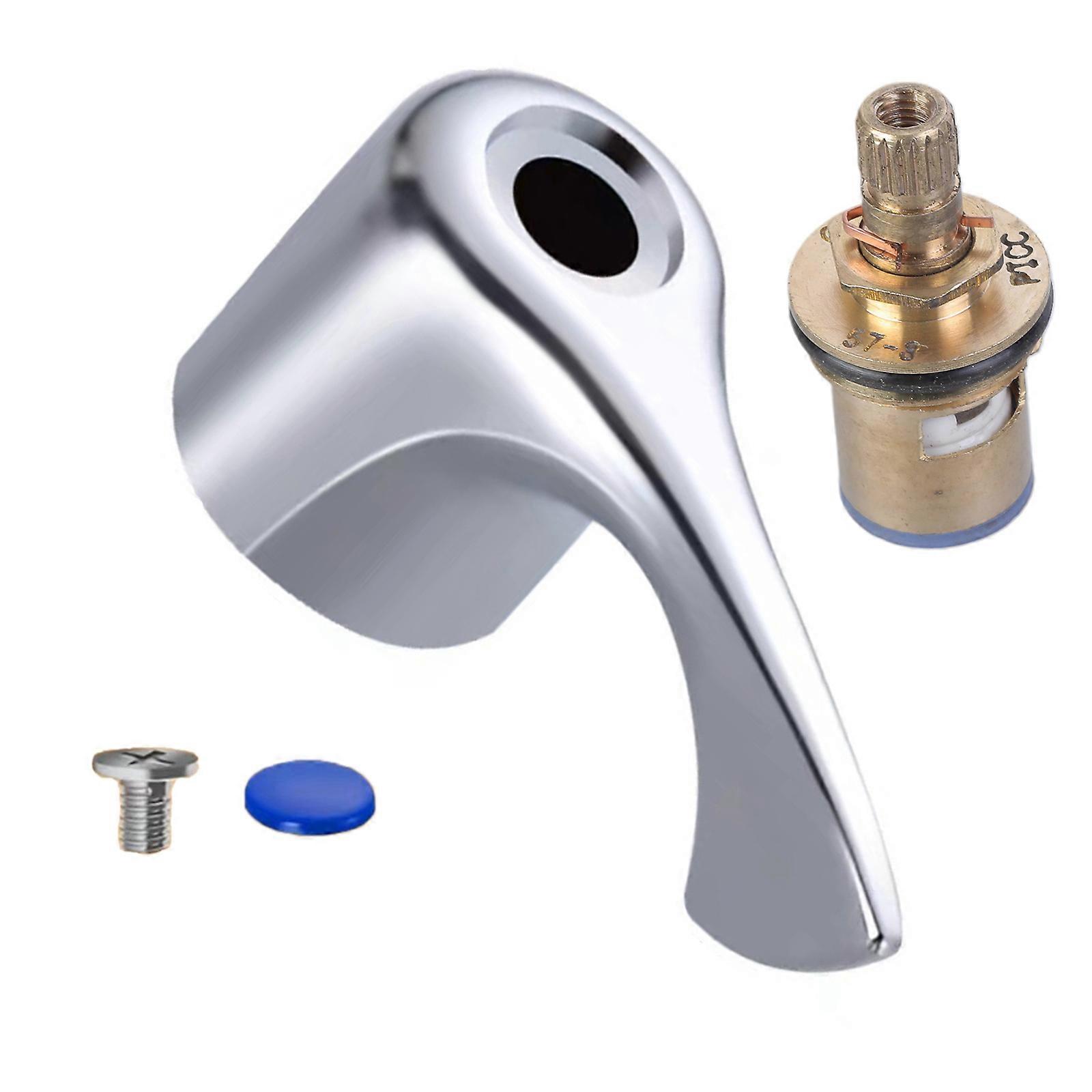 Upgrades Faucets Handle Repair Valves Long Service & Simple Install Faucets Handle Switches Repair Tool for Homeowners Multicolor