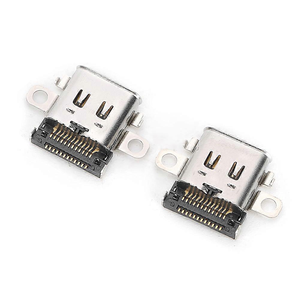 2Pcs Charge Port Interface for Nintendo Switch NS Game Machine Power Supply TypeC