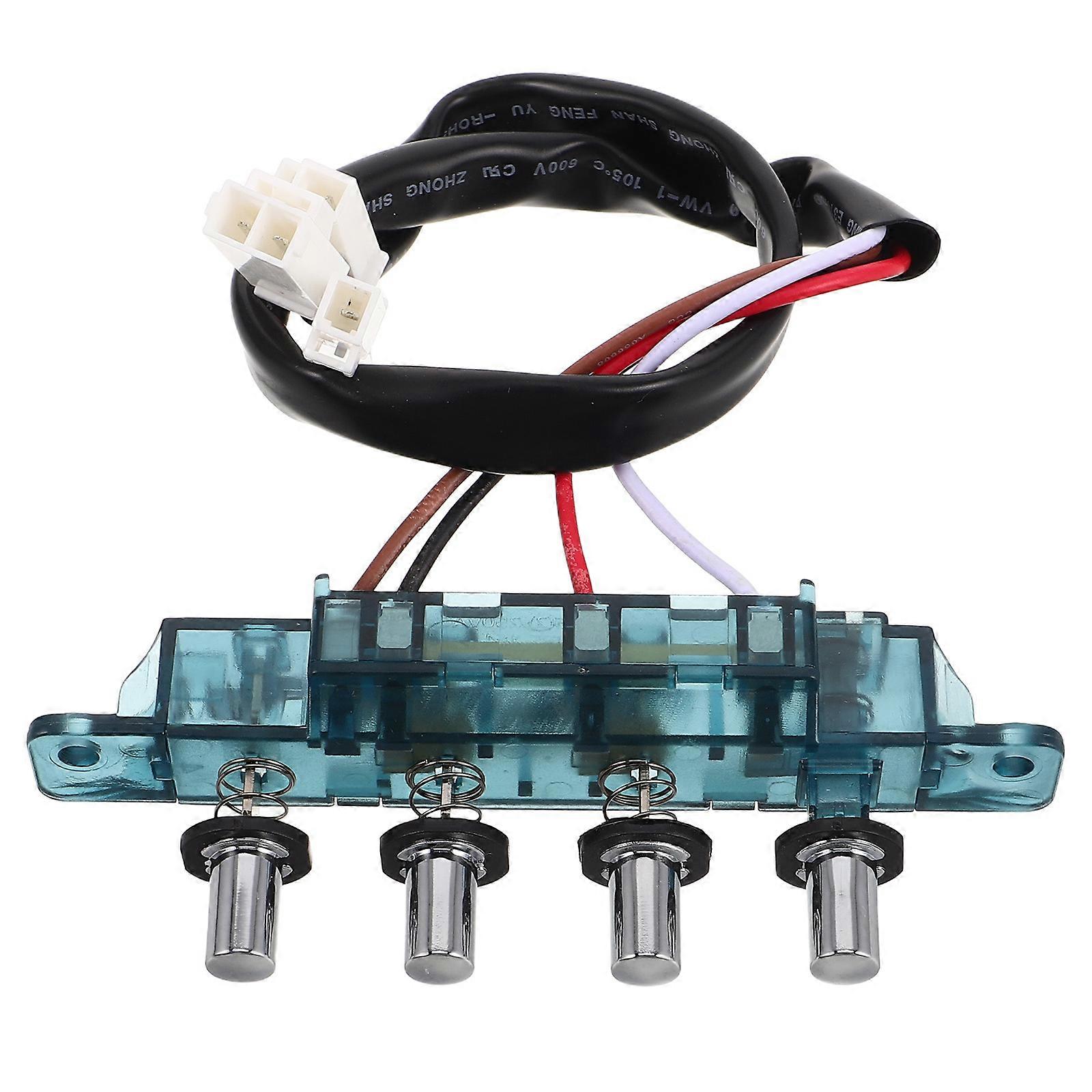 Universal Range Hood Replacement Button Part Featuring Pushbutton Switch Control