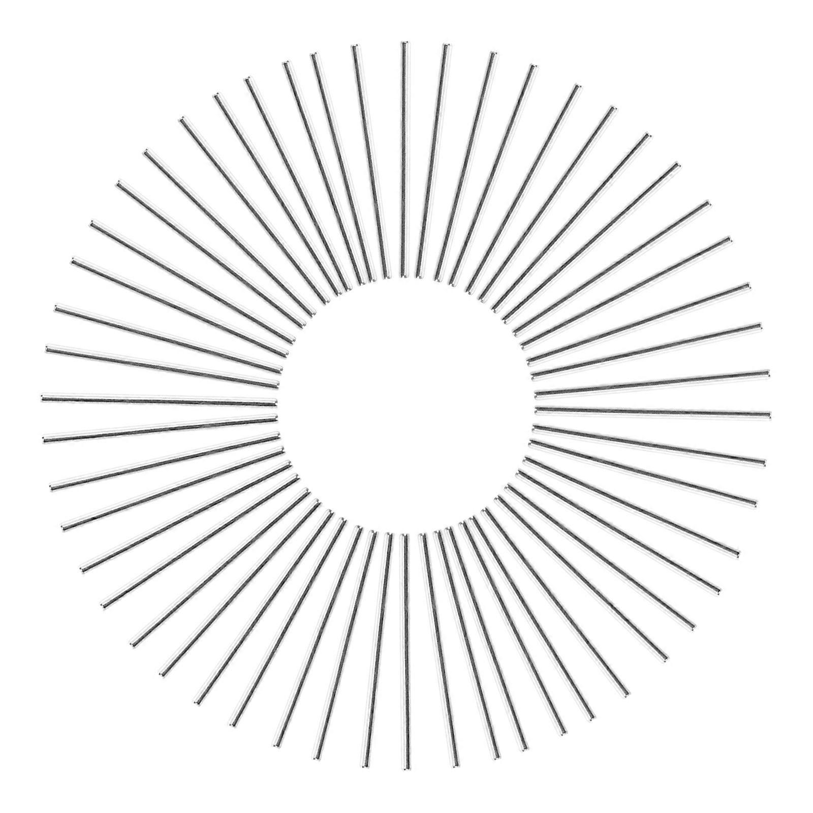 High Precision Metal Axles For DIY RC Car Replacement In Silver Color Designed For Children And DIY Enthusiasts With Round Rod Shape 50Pcs