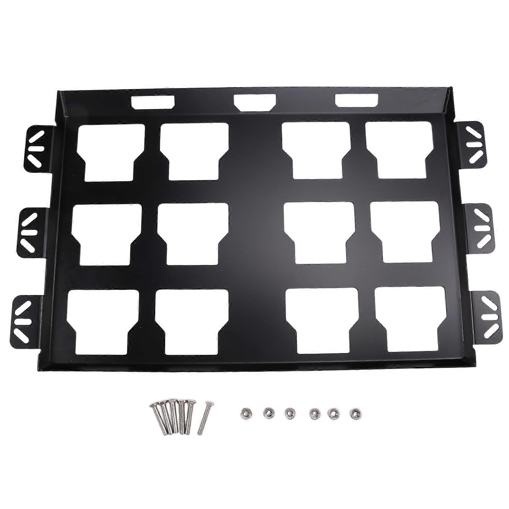 Tool Storage Rack Toolbox Holder Wall-Mounted Toolbox Rack for Tool Storage and Organization Systems