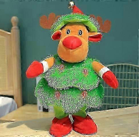 Plush Penguin Toy for Christmas with Interactive Electric Music Feature