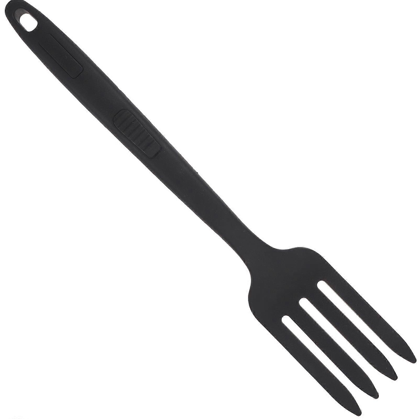 Kitchen Pasta Server Fork Reusable Cooking Food Fork Washable Large Fork Ergonomic Food Fork