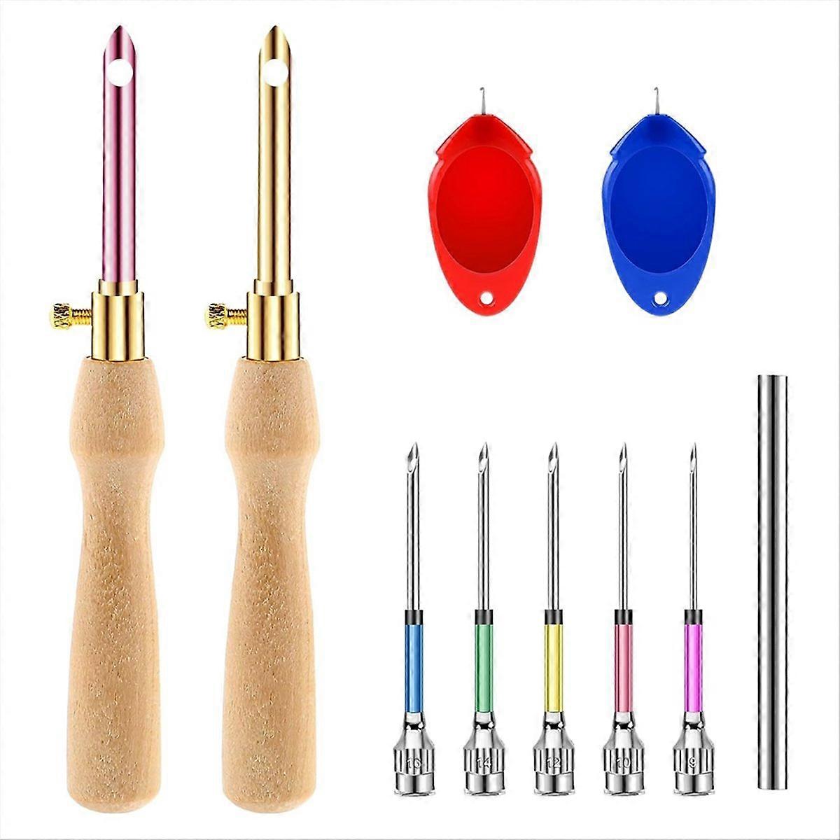 10 Pcs Punch Needle Kit Adjustable Punch Needle Tool