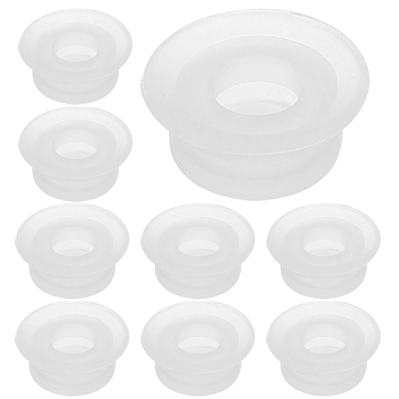 Silicone Float Valve Gaskets 10pcs Set for Pressure Cookers  High Elasticity Sealing Rings Easy to Install and Remove, Prevents Accidental Lid