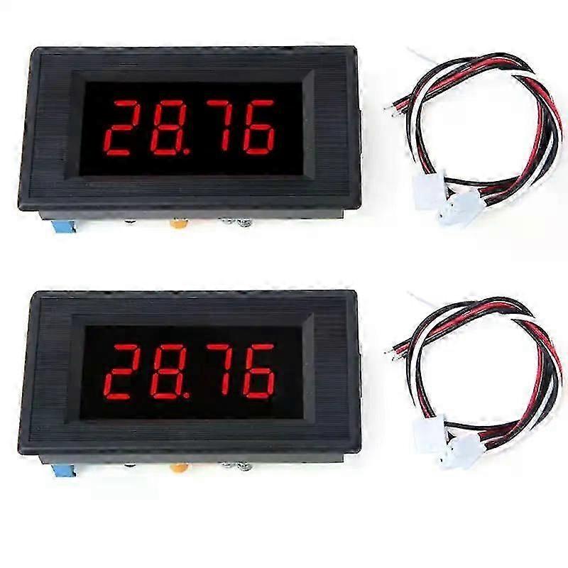 5135A DC5V High Accuracy DC Voltmeter 3 1/2 Digital Panel Meter with Red LED DC50mV/DC100mV/DC200mV DC500mV/DC1V/DC2V