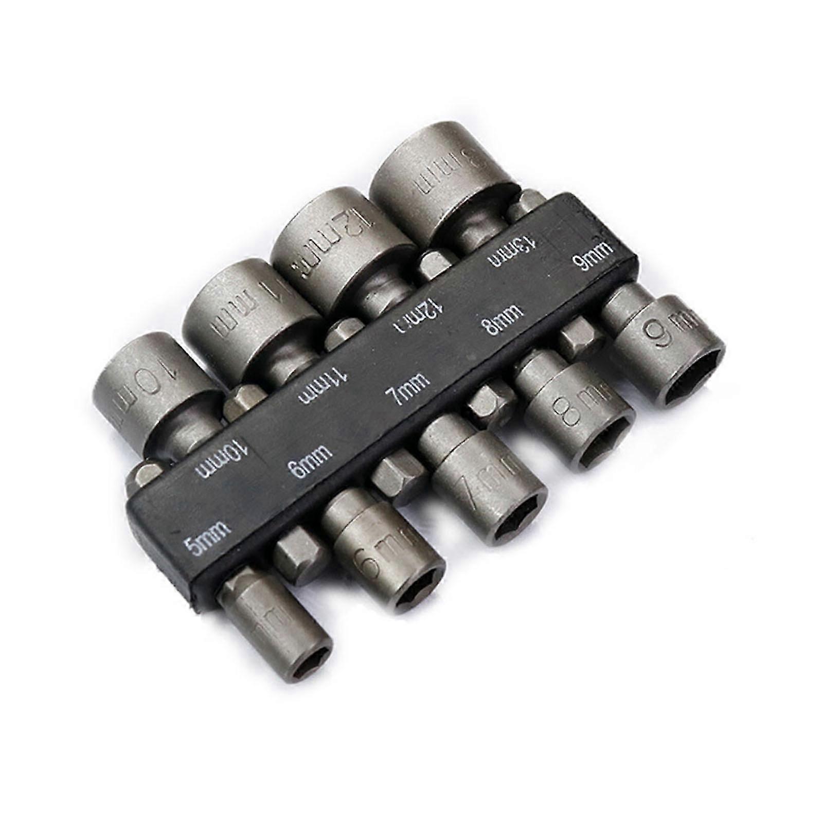 Powerful Socket Inner Hexagonal Wrench Socket Extension Rod Pneumatic Screwdriver for Durability and Strength 9pcs/14pcs