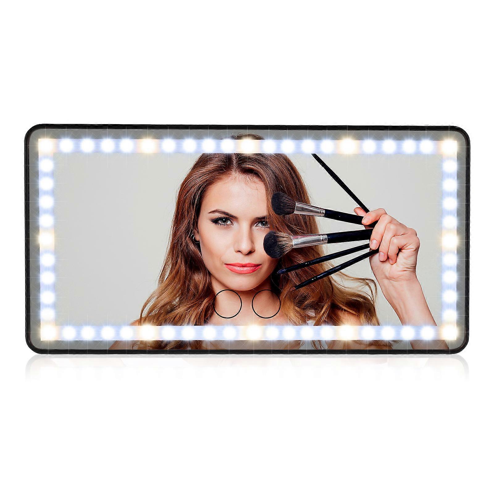 Visor Vanity Mirror 2Pcs With Lighting For Use Featuring Assorted Color And 3 Light Modes For Bright Illumination