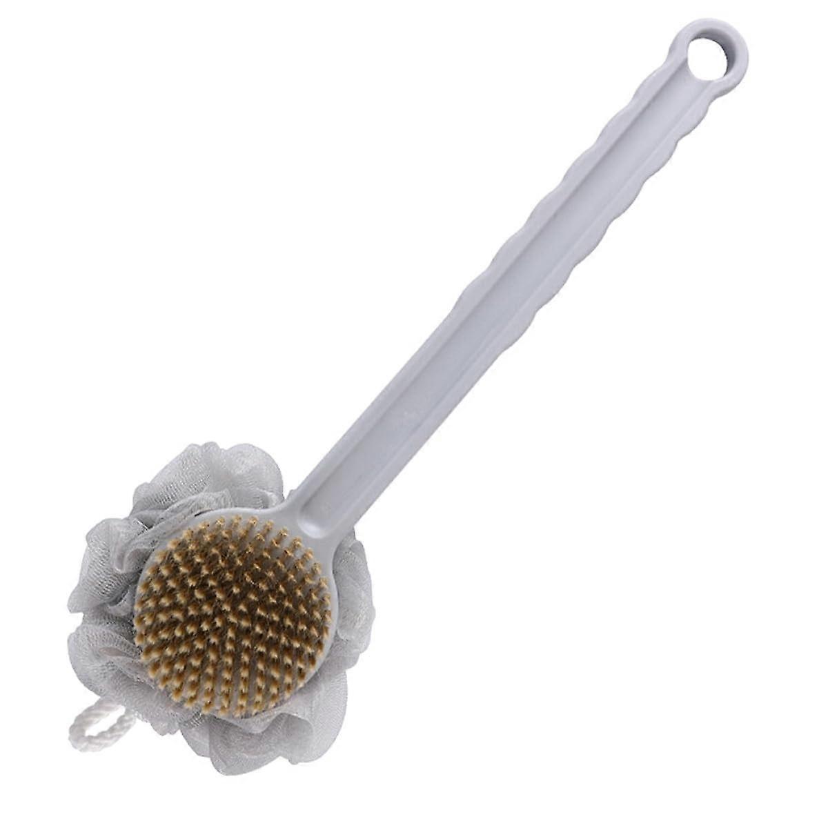 Long Handle Bath Brush with DoubleSided Cleaning for Back Scrubbing and Gentle Exfoliation
