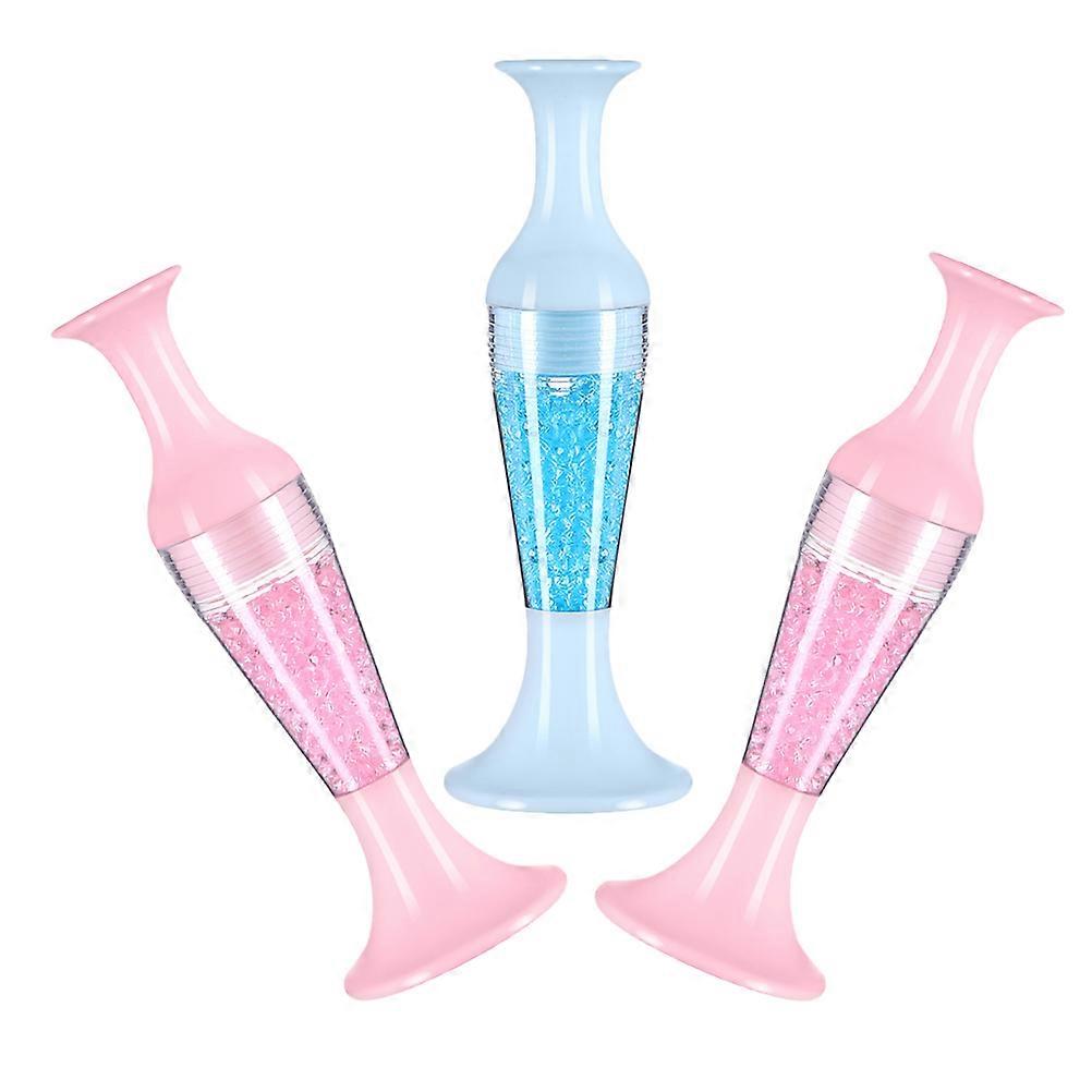 Assorted Color Rhinestone Drill Pen Vase Shape for DIY Crafts 3Pcs Set