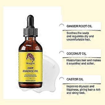 3X Natural Hair Essence Oil, fördert das Wachstum, beruhigt und pflegt die Kopfhaut, bei kraus und geschädigt, geeignet für Männer und Frauen