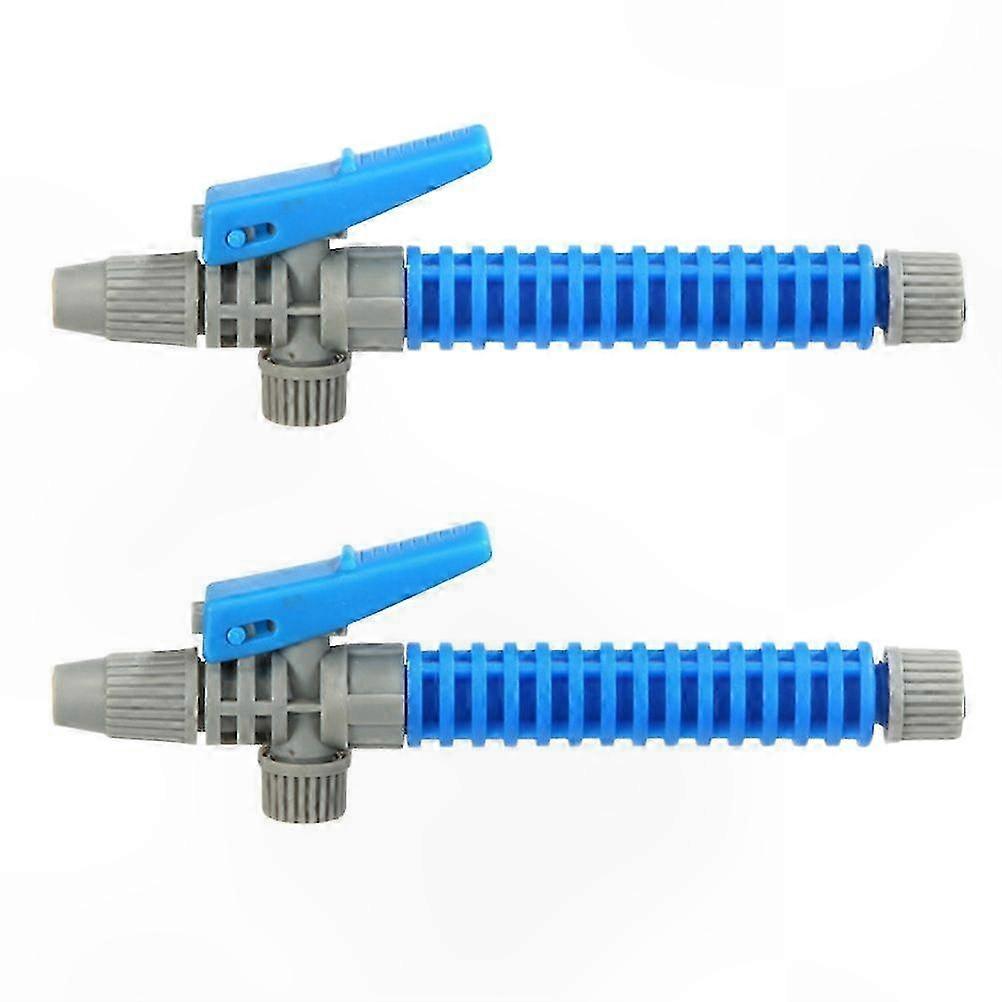 2-Pack Adjustable Plastic Spray Nozzles with Grip Handle and Sprayer Switch