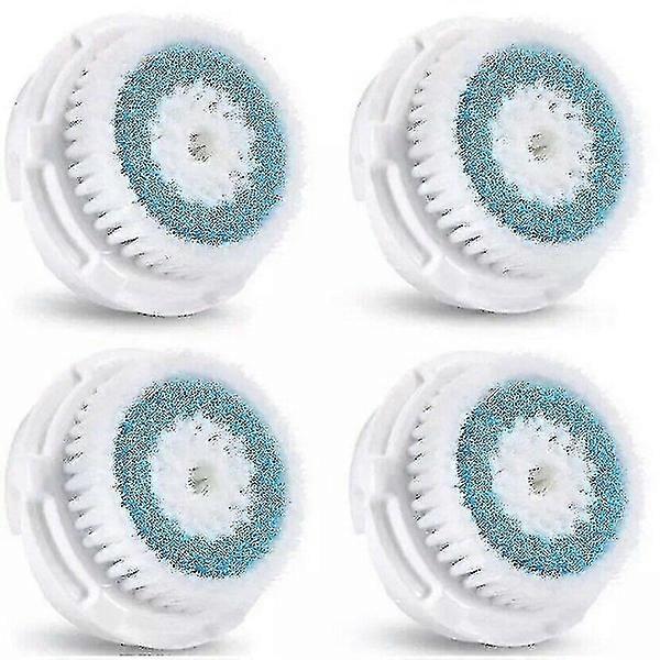 4-pack Replacement Brush Heads for Clarisonic Mia 1 Mia2, Deep Cleansing